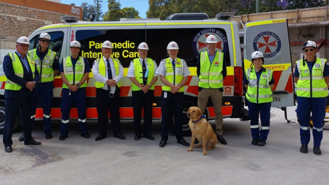 Construction starts at Central Sydney Ambulance Station