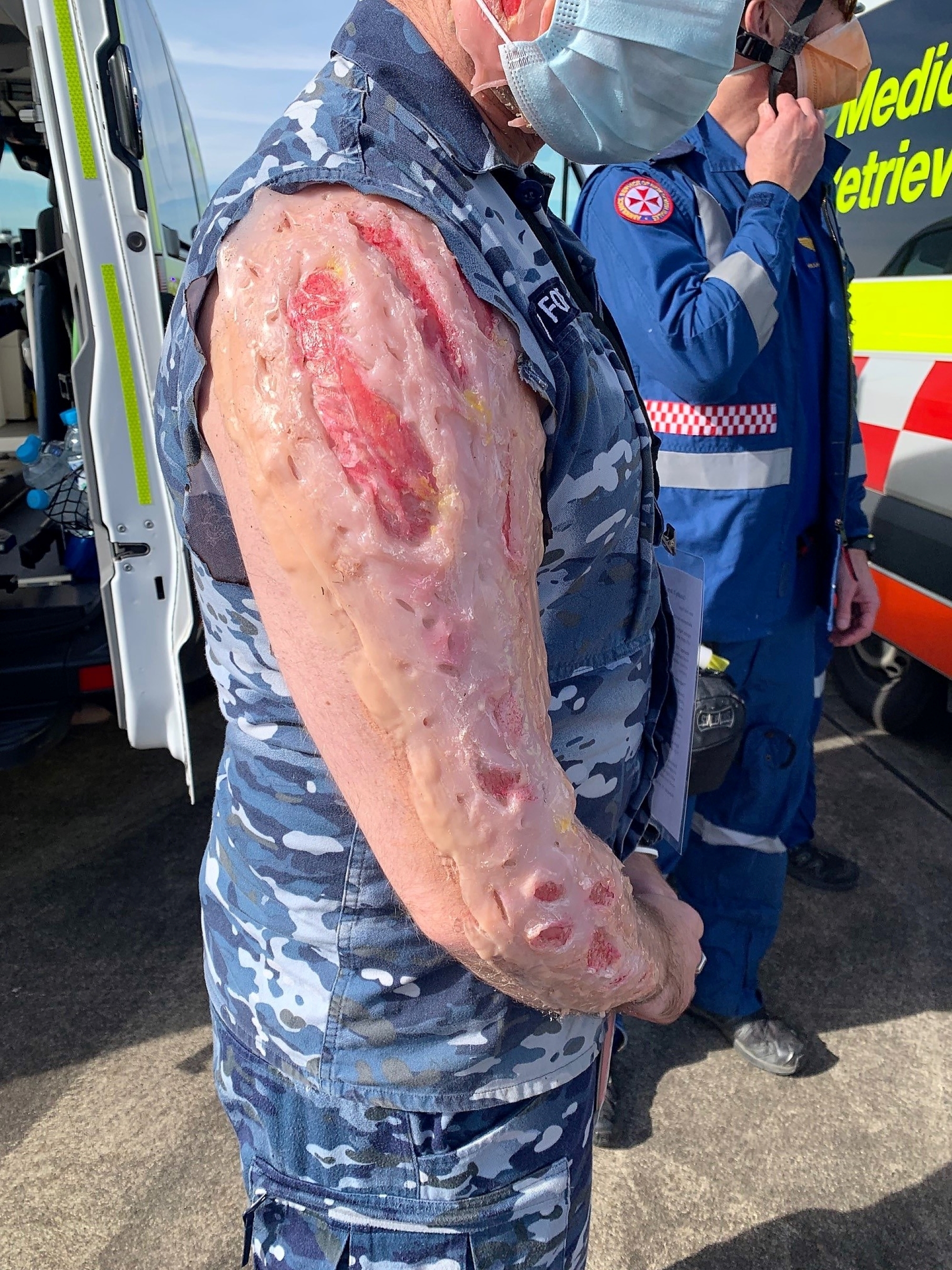 Richmond mass casualty exercise moulage