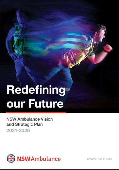 Photo of NSW Ambulance Vision & Strategic Plan cover