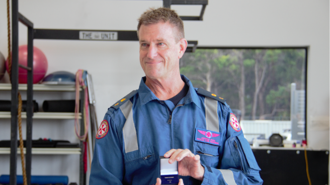 Milestone for paramedic 'legend'