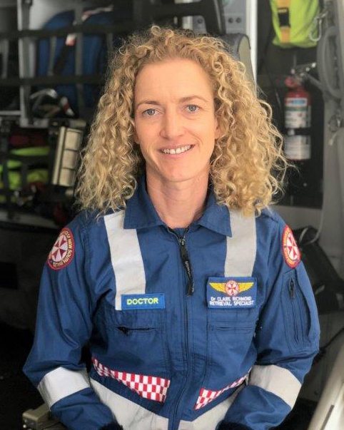 Dr Clare Richmond, Senior Staff Specialist Aeromedical Operations