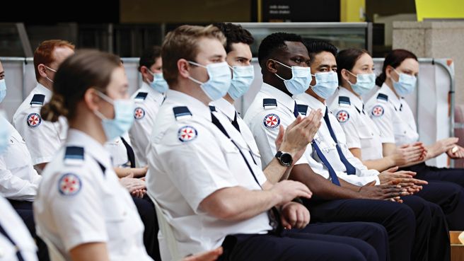 Paramedic grads seated 22 July 2022